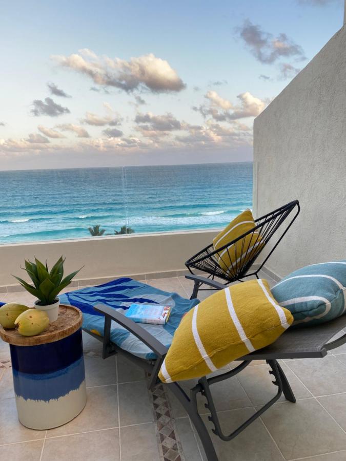 Ocean View Three Bedroom, Three Story Penthouse By The Beach Cancun Dış mekan fotoğraf