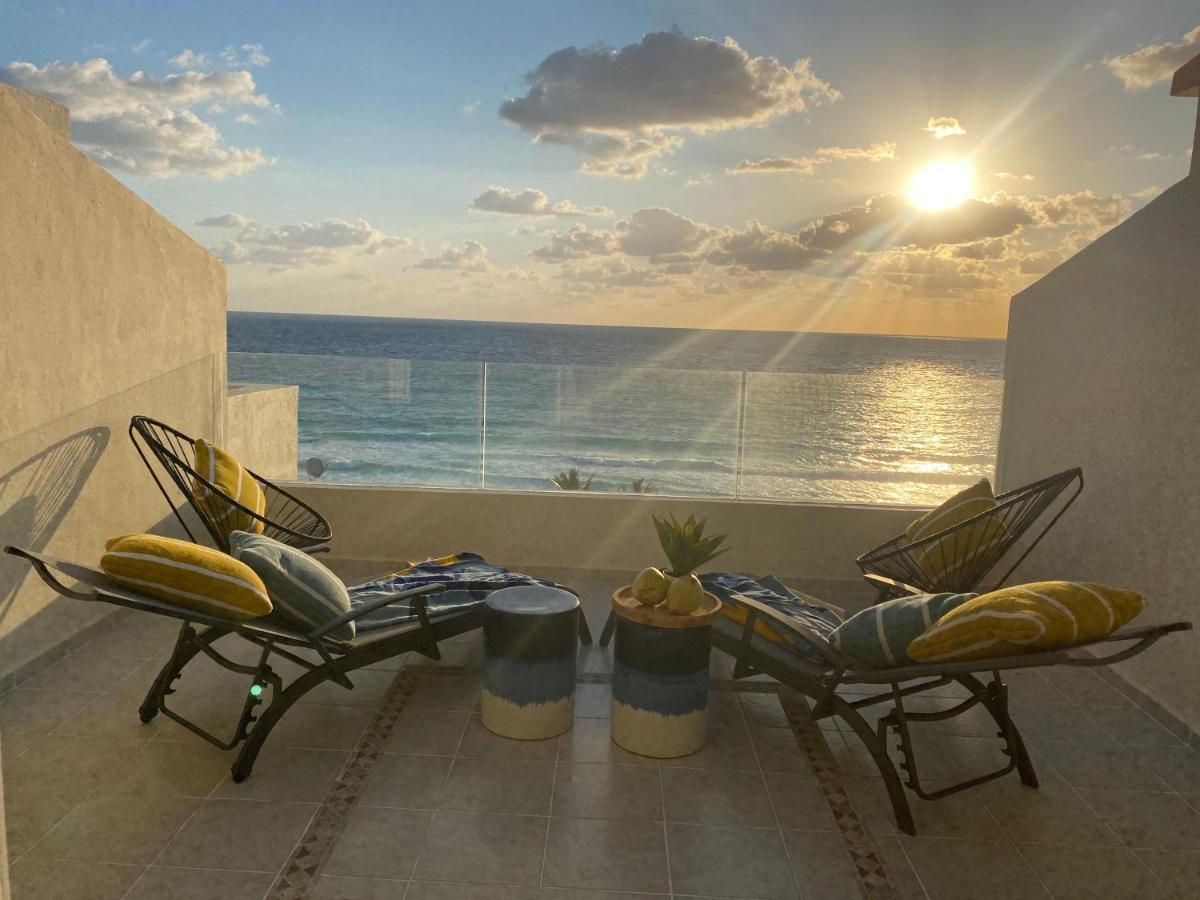 Ocean View Three Bedroom, Three Story Penthouse By The Beach Cancun Dış mekan fotoğraf